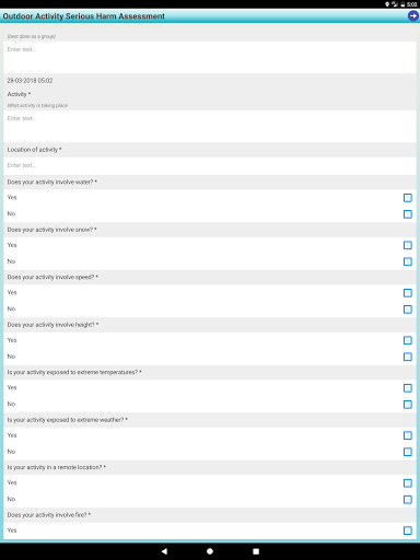 ThinkSafe Field Data