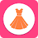 Dress design icon