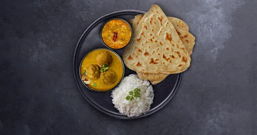 Veg Kofta - Paratha & Rice Thali