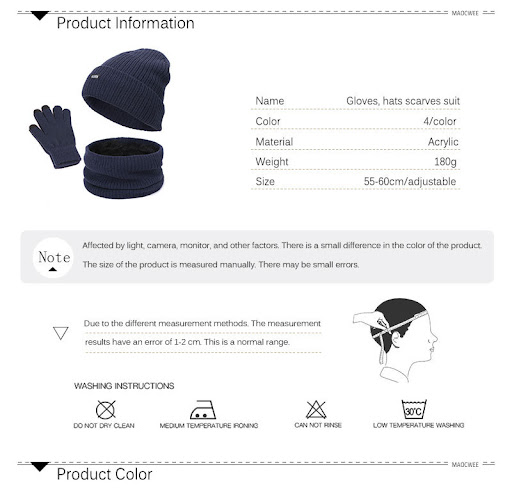 Title 1, Mens and Womens Knitted Set Autumn and Winter...