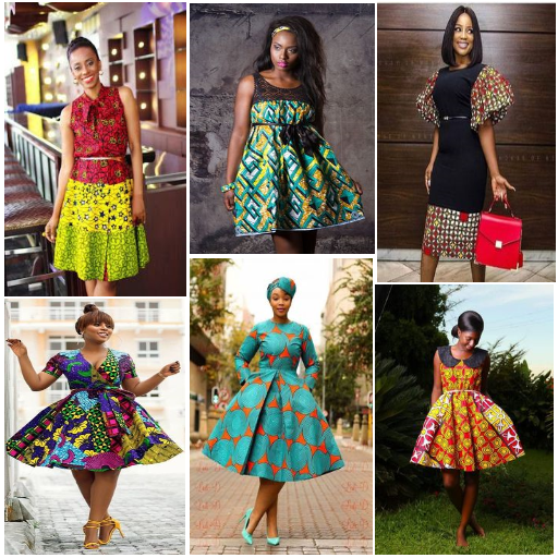 kitenge short dresses