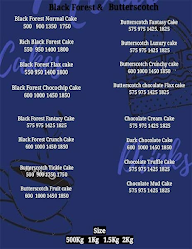 Cakes Mania menu 2