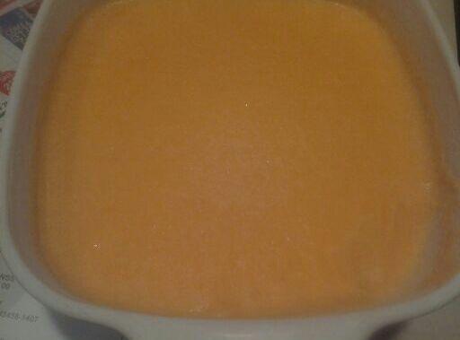 orange sherbert. man you can not tell the difference between this and the store bought