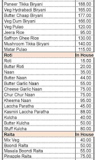 Rangeen Pure Veg menu 8