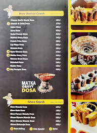 Dosa Crush SBR menu 1