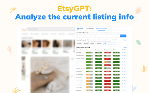 EstyGPT - AI generate Ecom product title