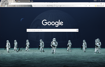 Star Wars Rogue One chrome extension