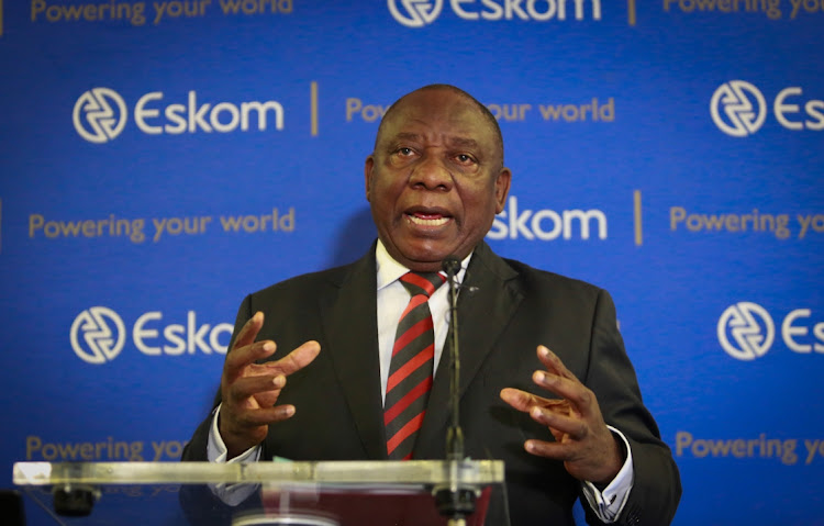 President Cyril Ramaphosa says load-shedding should never have reached the point it has but the government is now implementing interventions. File photo.