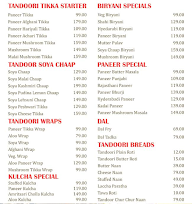 Tandoor 99 menu 1