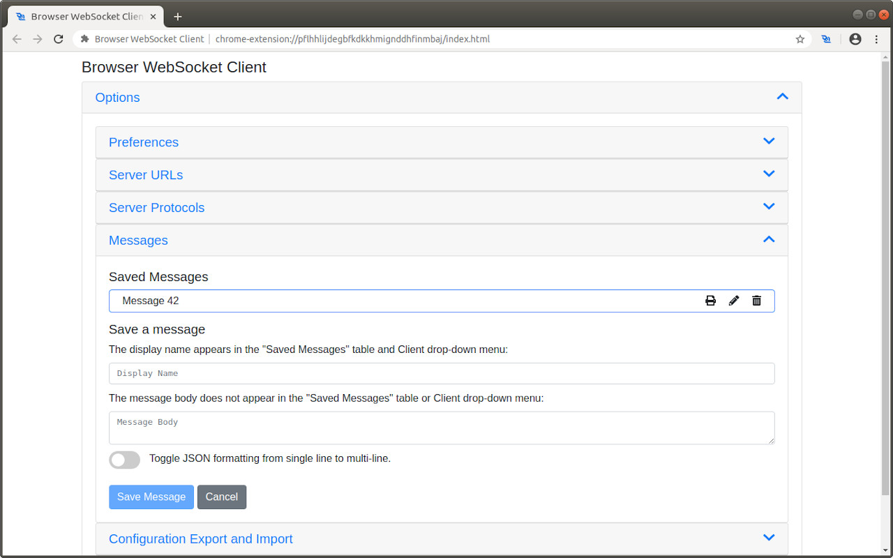 Browser WebSocket Client Preview image 3