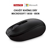 [Mã Elms20 Giảm Đến 20K] Chuột Không Dây Microsoft 1850 Đen