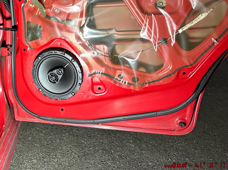 アルトワークスのカーオーディオ紹介・KENWOOD・Rockford Fosgate・HAL springs・『君の圧倒的な性能に私は心奪われた。この気持ち、まさしく愛だ！！』に関するカスタム事例の投稿画像5枚目