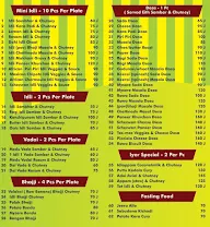 N P Iyer Kitchen menu 1