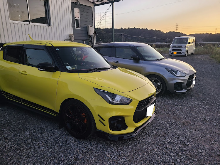 スイフトスポーツのTeamカレー味・サーキットの狼ミュージアムMT・タコピザ&バーガーズ・皆様お疲れ様でした🙇・カレー味最 ＆ 高☺️に関するカスタム事例の投稿画像15枚目