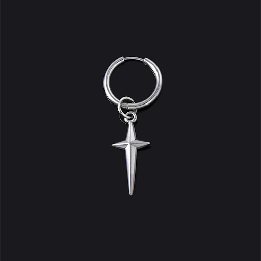 Title 2, Minimalist Cross Dangle Earrings for Women Men ...