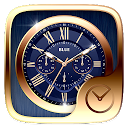 Blue GO Clock Theme 3.3.1 APK Download