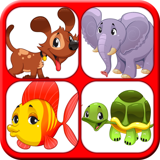 Enfants correspondant puzzle icon