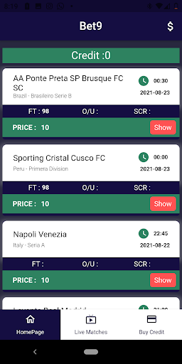 Bet9 - Betting Tips, Livescores, Stats & Odds