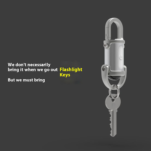 Title 7, Waterproof Keychain Flashlight Lighting Lamp fo...