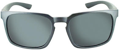 Optic Nerve Boiler Sunglasses - Shiny Putty Grey, Polarized Smoke Lens with Silver Mirror alternate image 1