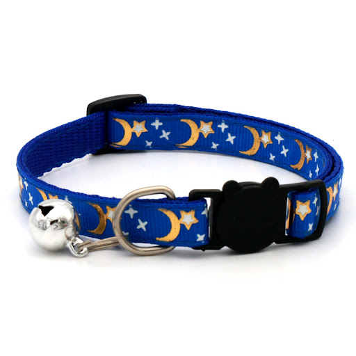 Title 5, Pet Bronzing Moon XINGX Cat Dog Collar, durable...