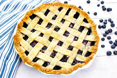 Fresh Blueberry Pie