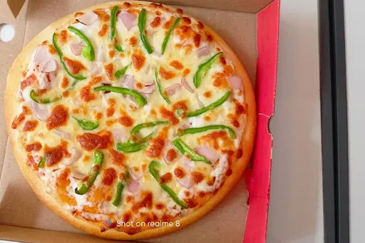 Cheese Onion Capsicum Pizza