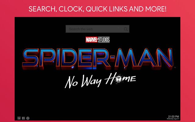 Spiderman No Way Home Wallpaper HD New Tab