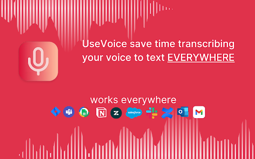 UseVoice AI transcription and translator and speech-to-text