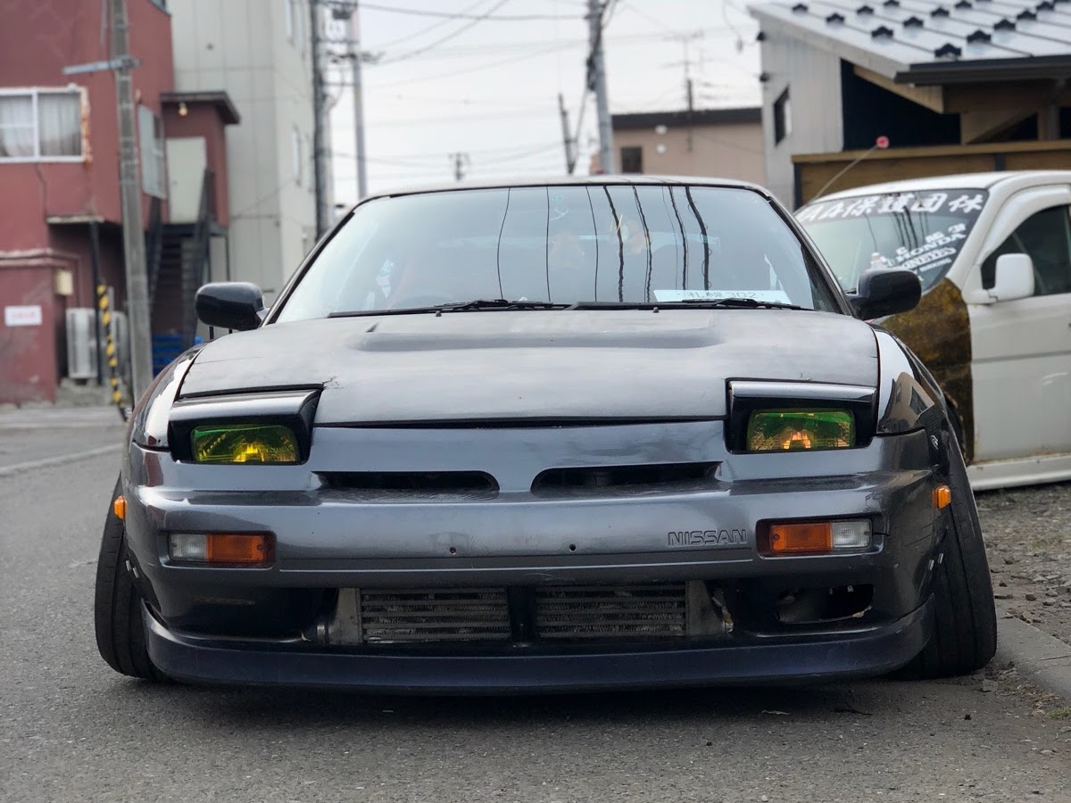 割引 180SX 前期純正フロントバンパー 純正リップウインカー付き