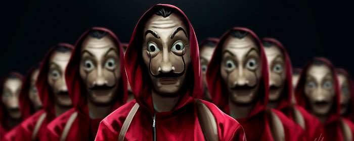 Money Heist Wallpapers New Tab marquee promo image