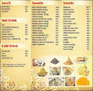 Shreenath Sweet And Farsan menu 1