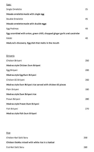 Madras Military Hotel menu 3