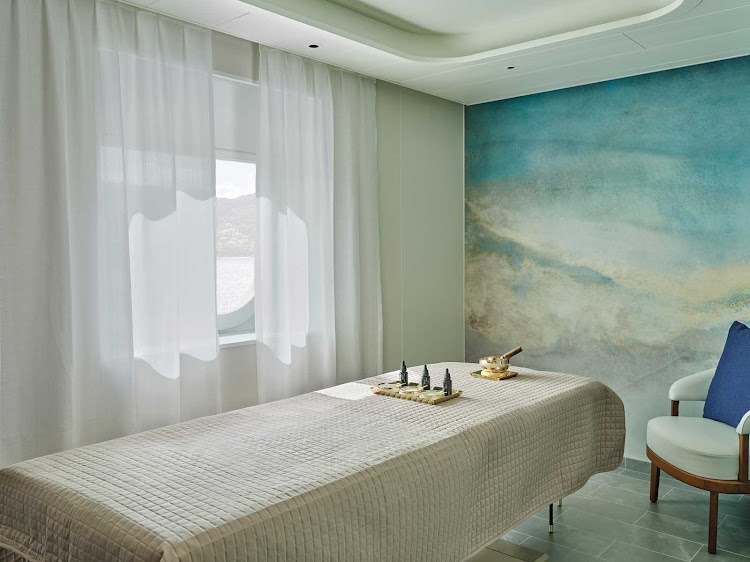 Consider a full-body massage at the Otium Spa on Silver Dawn.