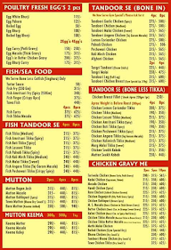 Mr. Singh's menu 1