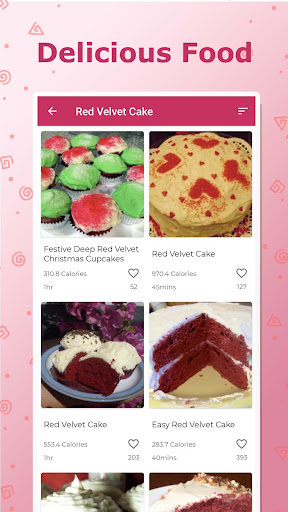 Screenshot Cake recipes
