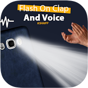 Flash On Clap And Voice  Icon