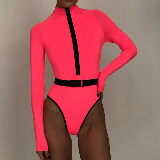 Title 7, Fluorescent sexy ladies swimwear. Make a splash...