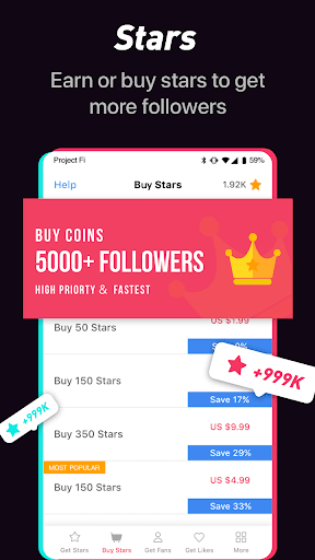 TikFollowers - Get More Followers & Likes screenshot #2