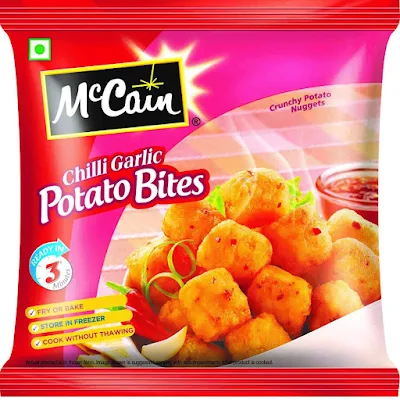 Mccain Chilli Garlic Potato Bites - 420 gm