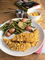 Skinny Fried Chicken was pinched from <a href="http://wearychef.com/skinny-fried-chicken/" target="_blank">wearychef.com.</a>
