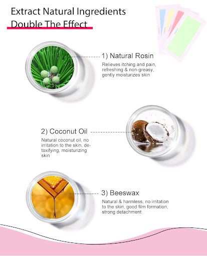Title 4, WUWUVISTA Wax Strips 20pcs Sugar Wax Profession...