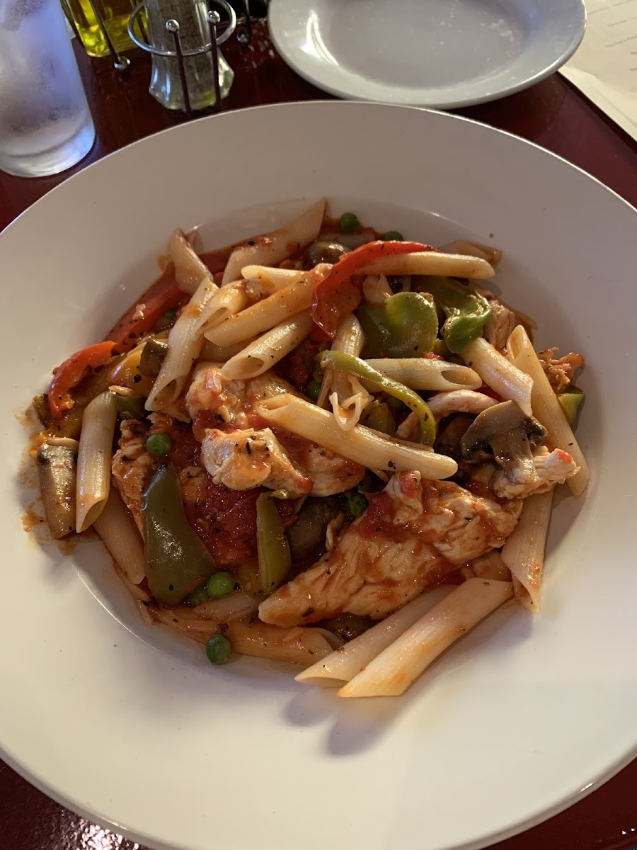 Gluten-Free Pasta at Adela's Italian Restaurant