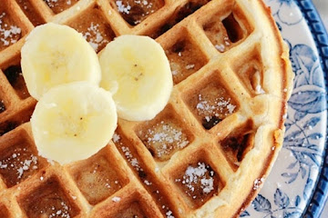 Banana Bread Waffles