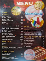 Star Chaat And More menu 1