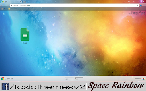 Space Rainbow - 2560x