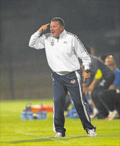 VOCAL : SuperSport United coach Gavin Hunt