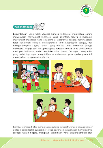 Buku Siswa Kelas 6 Tema 6 Revisi 2018