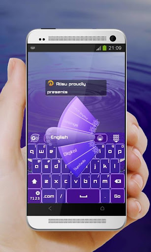 Purple Fields GO Keyboard