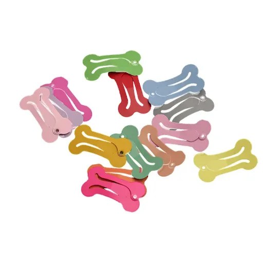 5Pcs/set Cute Dog Hairpin Colorful Bone Shape Hairpin Pet Puppy Dogs Hair Clips for Chihuahua Pug Pet Dog Grooming Acces